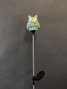 Dekoracyjna Lampa Solarna - Sowa niebieska - L21114