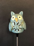 Dekoracyjna Lampa Solarna - Sowa niebieska - L21114