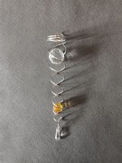 Wind Spinner - Kryształowe Tornado - srebrne