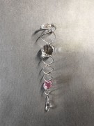 Wind Spinner - Kryształowe Tornado - srebrne