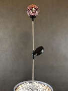 Lampa Solarna LED - mozaika - L21105 - różowy