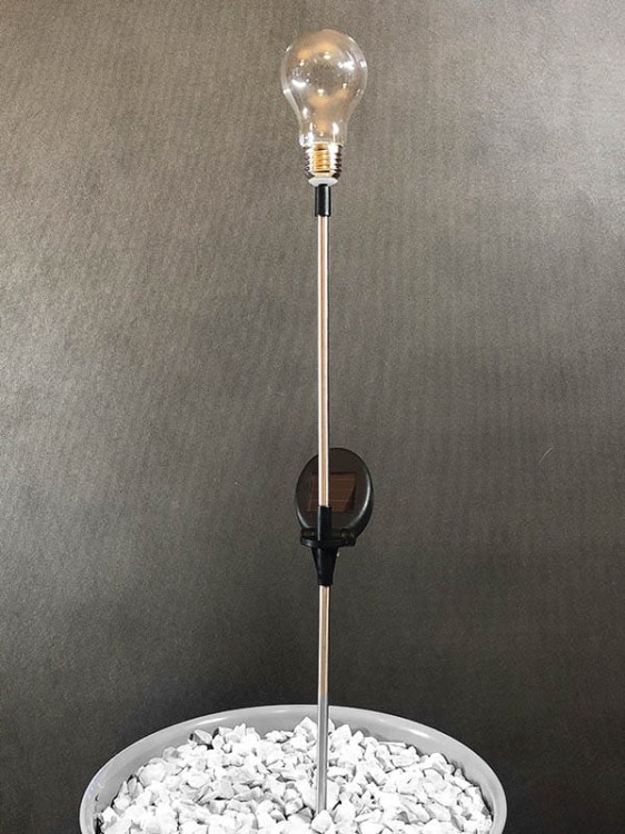 Lampa Solarna LED - przezroczysta - L21107