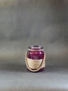 Lampa Solarna Wisząca - słoik różowy - L23010