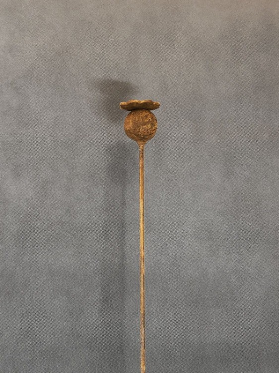 Ozdoba Rdzą Malowana - Makówka