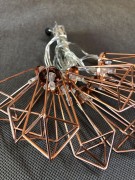 Solarny Łańcuch Świetlny - miedziane diamenty - L26262