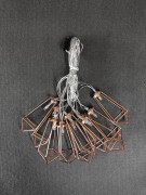 Solarny Łańcuch Świetlny - miedziane diamenty - L26262