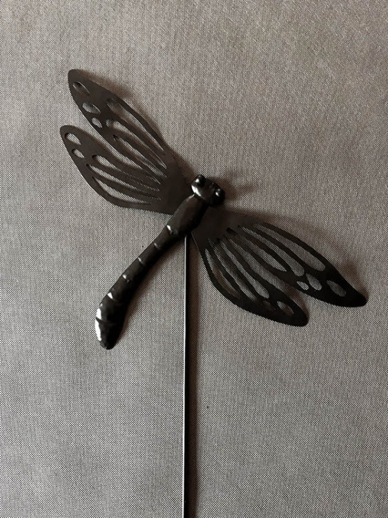 Ozdoba Ogrodowa - Ważka Duża - czarna