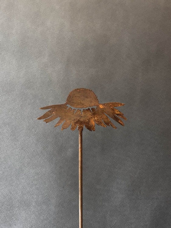 Ozdoba Rdzą Malowana - Jeżówka 2