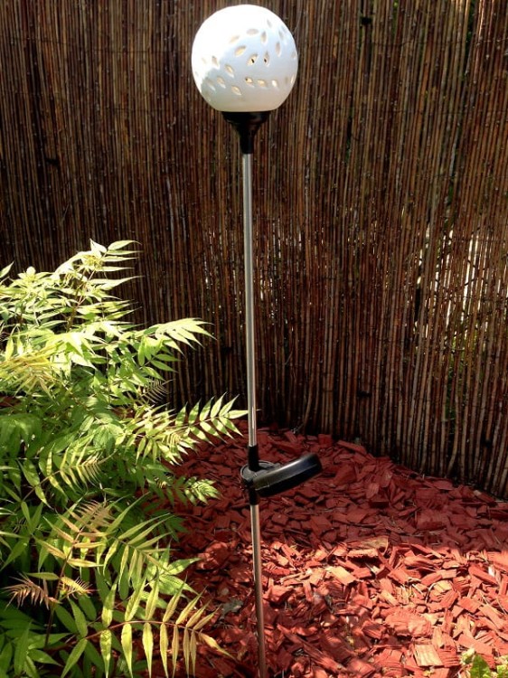 Lampa Solarna LED - kula ceramiczna - L21113