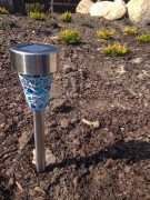 Lampa Solarna LED mozaika - L21103 - niebieska