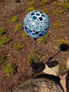 Lampa Solarna LED - mozaika - L21105 - niebieski