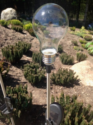 Lampa Solarna LED - przezroczysta - L21107