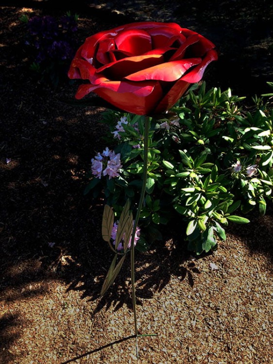 Ozdoba Ogrodowa - Róża - 9870