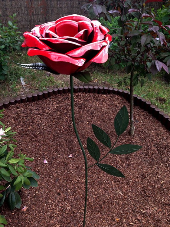 Ozdoba Ogrodowa - Róża - 9870