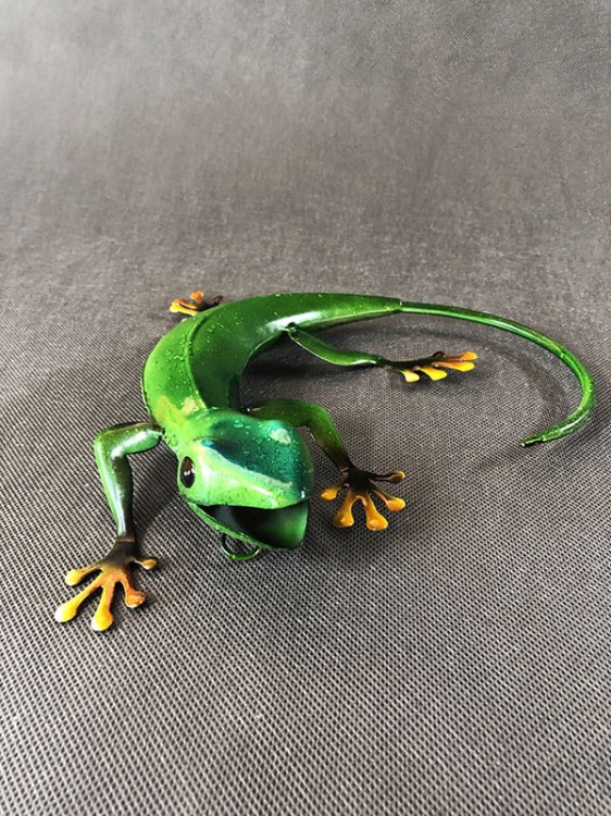 Ozdoba Ogrodowa Gekon - zielony