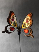 Ozdoba Ogrodowa Motyl - Czerwony - 5030137