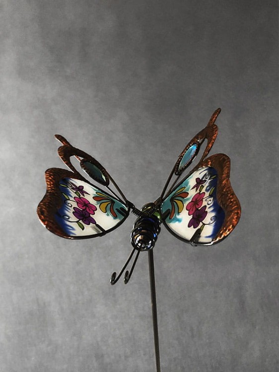 Ozdoba Ogrodowa Motyl - Niebieski - 5030136