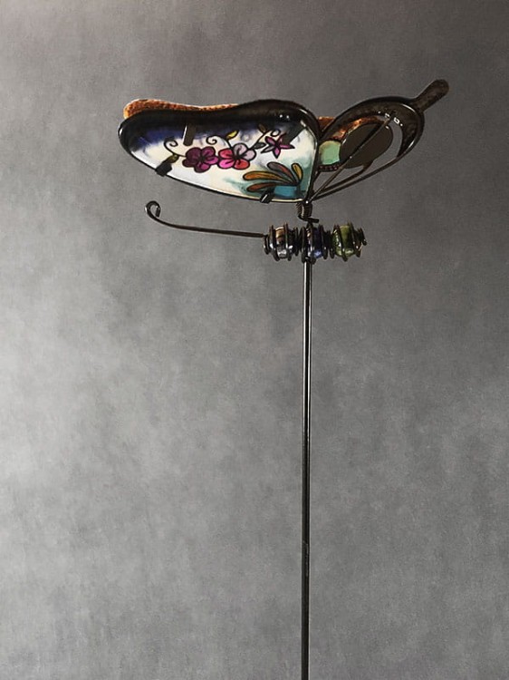 Ozdoba Ogrodowa Motyl - Niebieski - 5030136