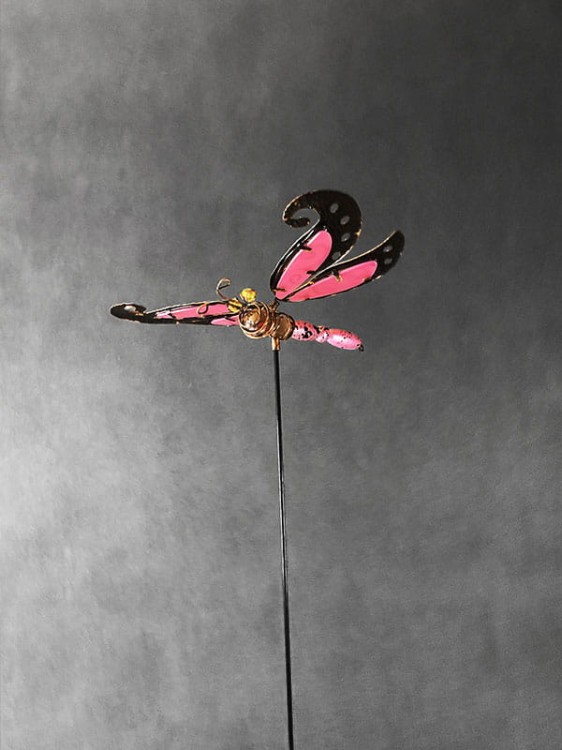 Ozdoba Ogrodowa Ważka - Różowa - 5030139