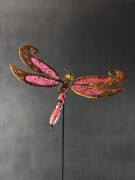 Ozdoba Ogrodowa Ważka - Różowa - 5030139