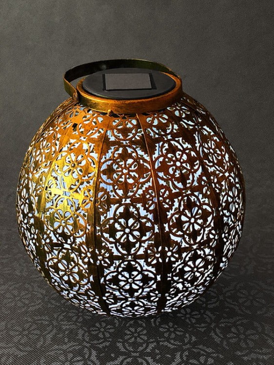 Solarny Ażurowy Lampion - 1080910