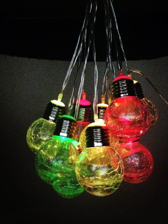 SOLARNY ŁAŃCUCH ŚWIETLNY LED - KULE - 1060257