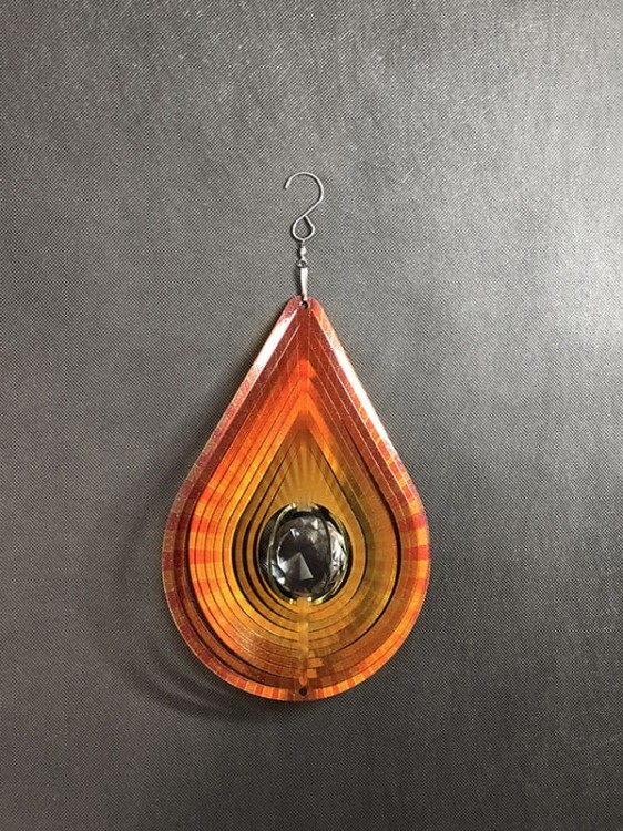 Wind Spinner - Kropla z Kryształem