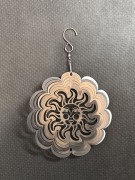 Wind Spinner - Przywieszka - srebrny