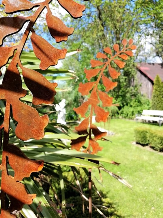 OZDOBA RDZĄ MALOWANA - DZWONEK