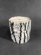 Świeca - Świąteczny Pniak Niski