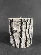 Świeca - Świąteczny Pniak Niski