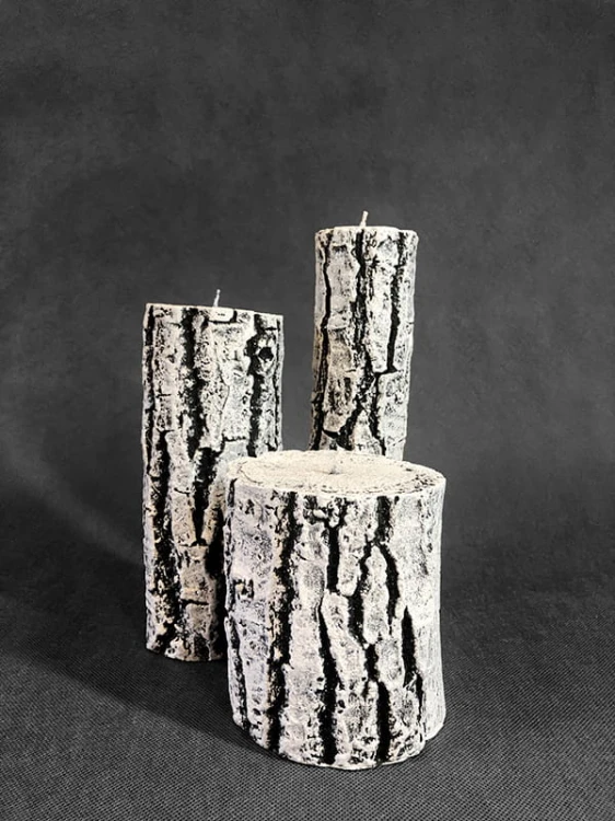 Świeca - Świąteczny Pniak