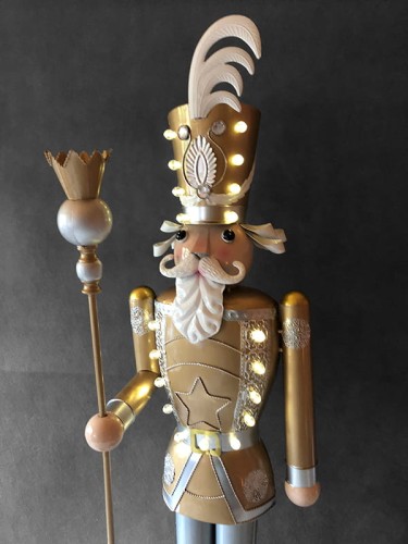 Dziadek do Orzechów Złoty - 2535019