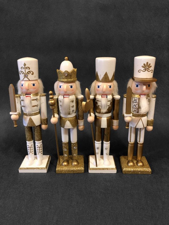 Dziadek do Orzechów duży złoty - 2538007