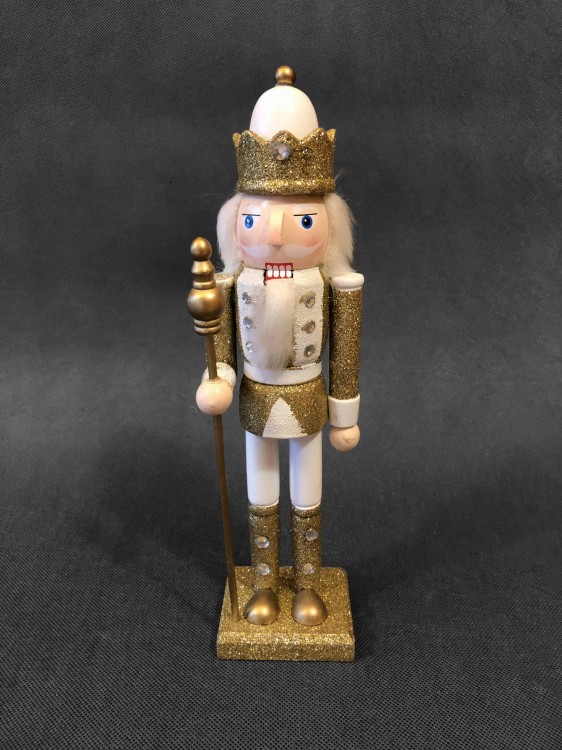 Dziadek do Orzechów duży złoty - 2538007 - nr 2