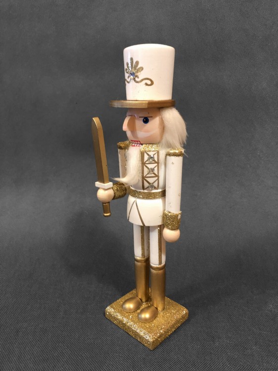 Dziadek do Orzechów duży złoty - 2538007 - nr 4