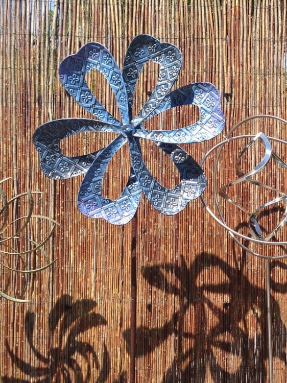 Rzeźba Wiatrowa - Blue Flower - WMFD01B