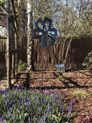 Rzeźba Wiatrowa - Blue Flower - WMFD01B