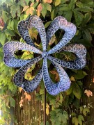 Rzeźba Wiatrowa - Blue Flower - WMFD01B