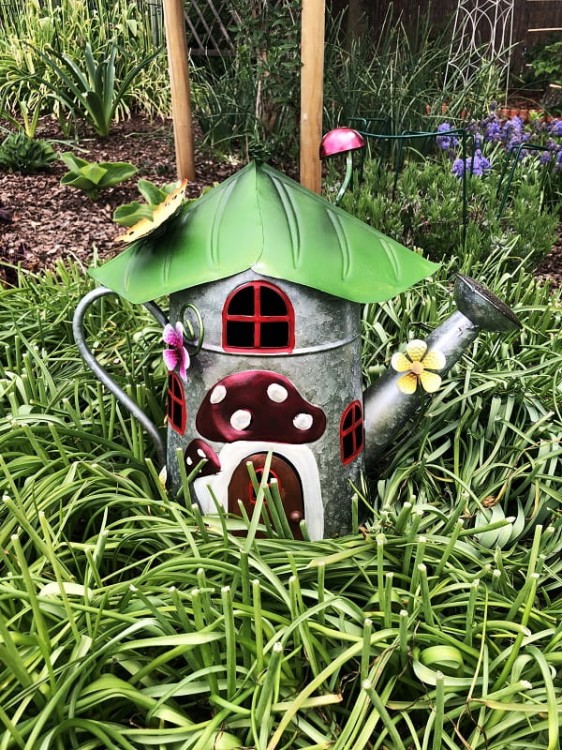 Ozdoba Ogrodowa - Konewkowy Domek - Metaloplastyka - 5030342