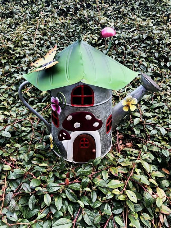 Ozdoba Ogrodowa - Konewkowy Domek - Metaloplastyka - 5030342