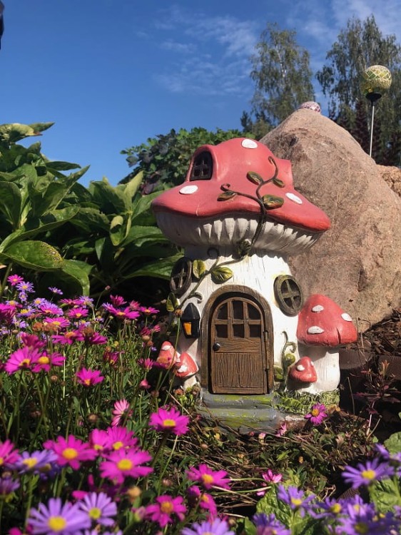 Ozdoba Ogrodowa - Magiczny Domek - Muchomorek - 1020986