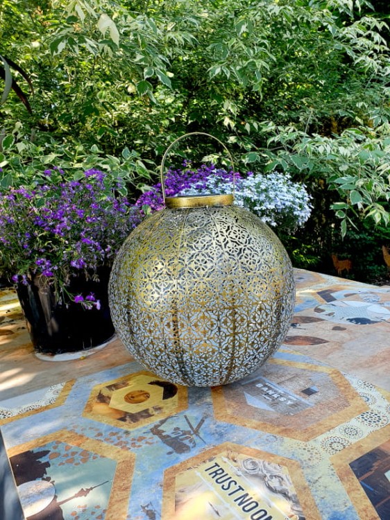 Solarny Ażurowy Lampion Giant - 1080024