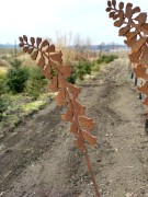 Ozdoba Ogrodowa Rdzą Malowana - Dzwonek