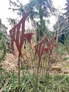 Ozdoba Ogrodowa Rdzą Malowana - Skalar