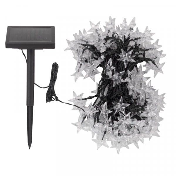 Solarny Łańcuch Świetlny LED - Gwiazdki - 1006006