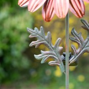 Kwiat Solarny - Czerwona Stokrotka, Ozdoba Ogrodowa, Lampa Solarna