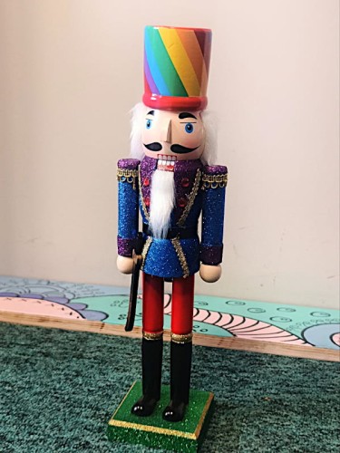 Dziadek do Orzechów - Tęczowy - wzór nr 1