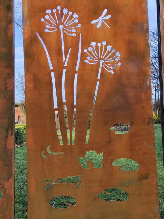Panel Ogrodowy - na zamówienie - rośliny wodne