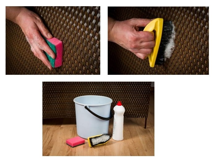 Czyszczenie maty technorattanowej